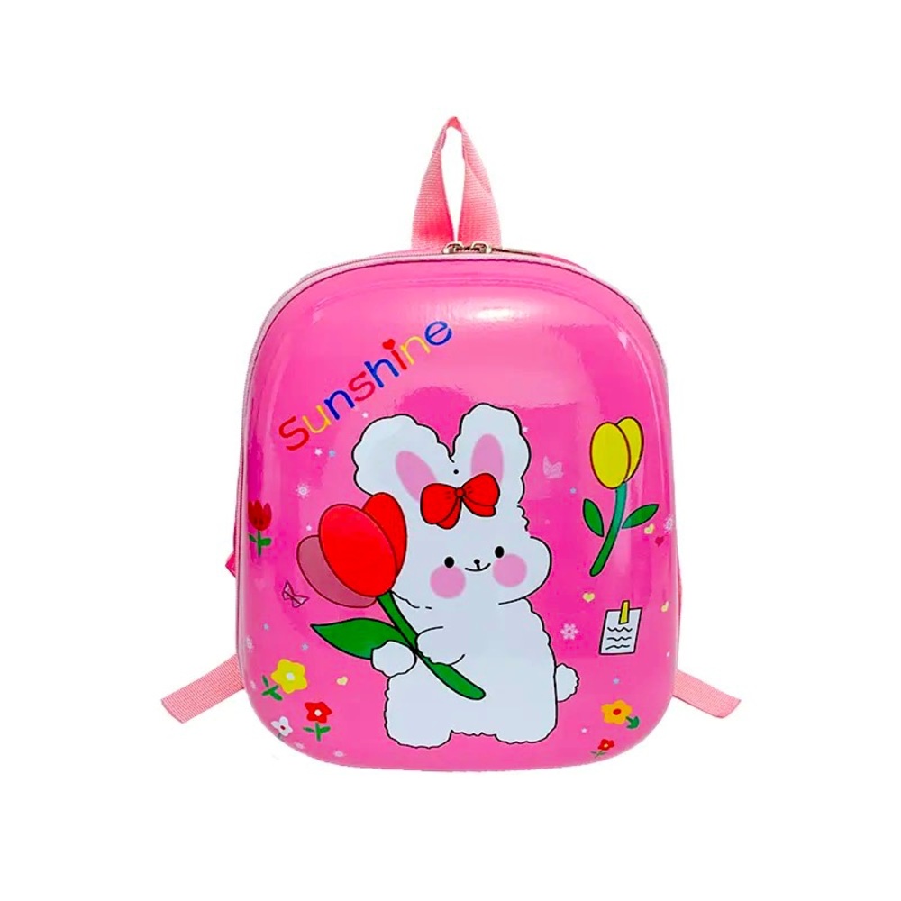 Pink bunny eggshell bag